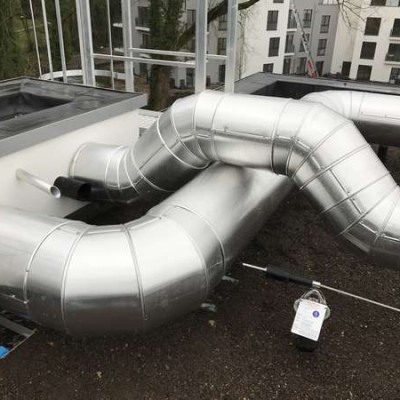 Chantier BC Tech - Installation d'un système de ventilation à Uccle (Bruxelles)