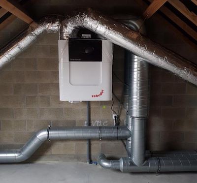Installation d'un système de ventilation Zehnder à Schaltin (province de Namur) - BC Tech